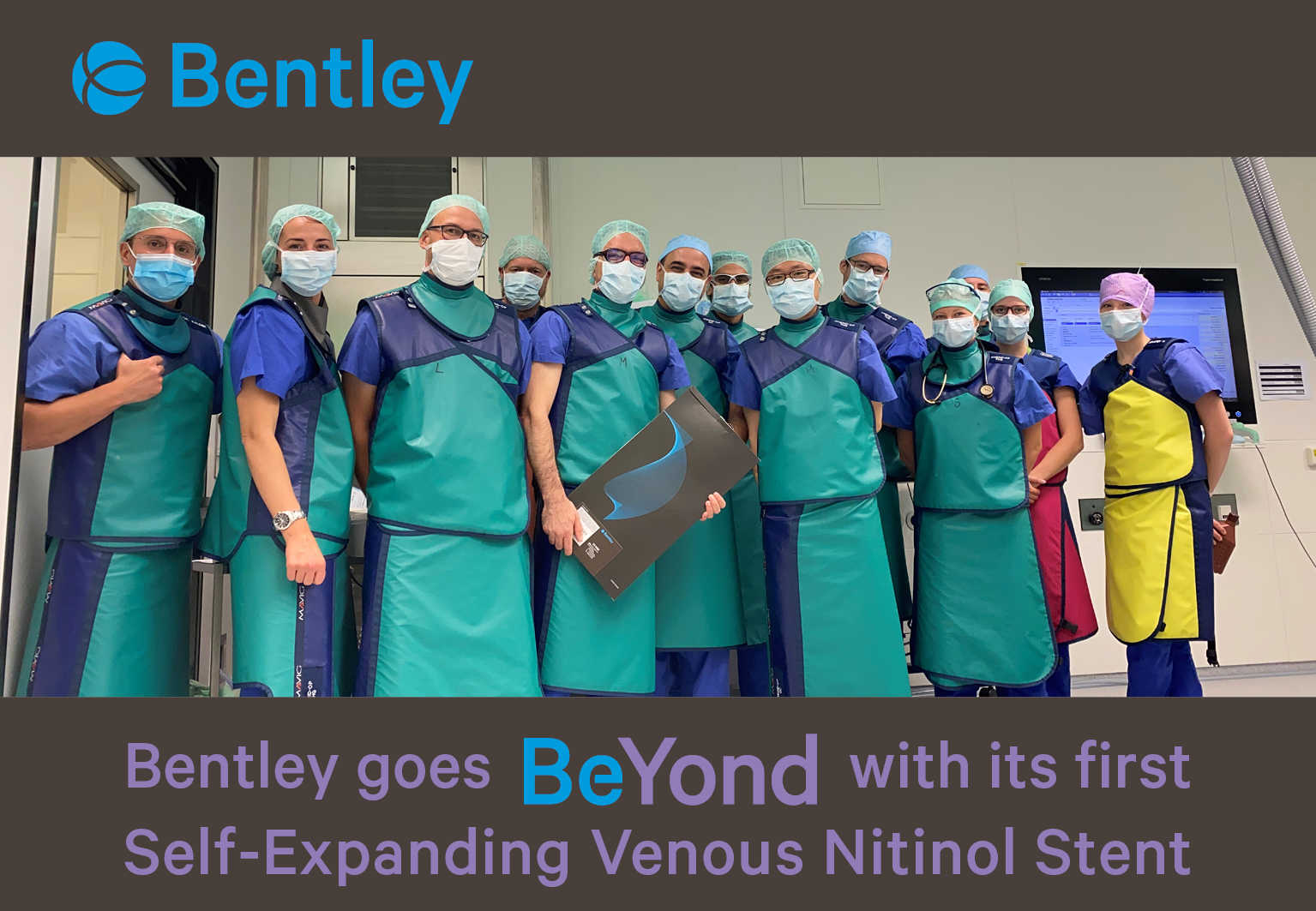 Bentley enters the venous world with the launch and First-in-Man of the BeYond venous